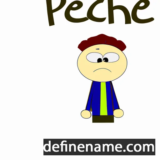 cartoon of the name Phegiel