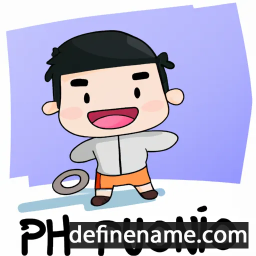 cartoon of the name Phhoung