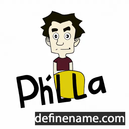 Phildel cartoon