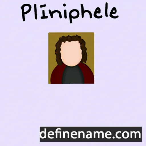 cartoon of the name Philianne