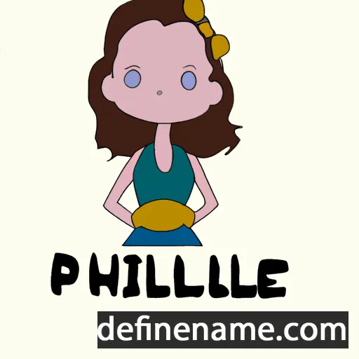 cartoon of the name Philine