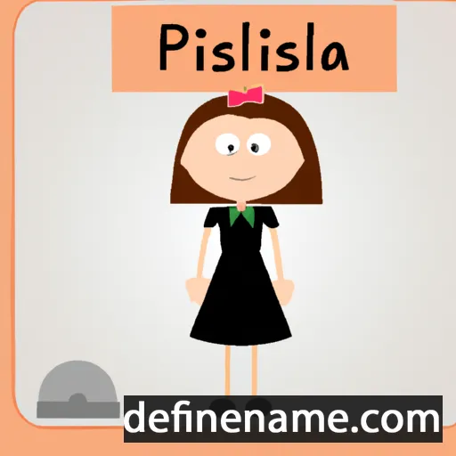 cartoon of the name Philisa