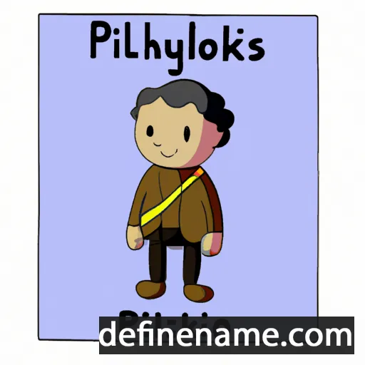 cartoon of the name Philiskos