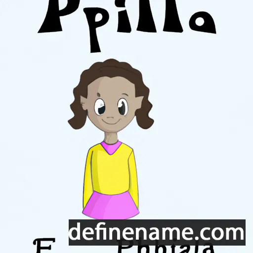 cartoon of the name Phillipia