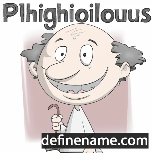 Philogonius cartoon