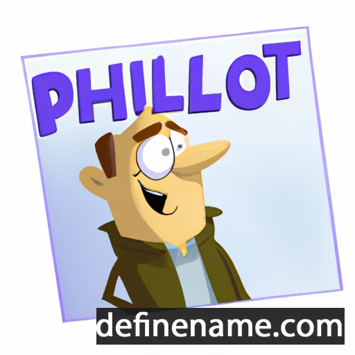 cartoon of the name Philot