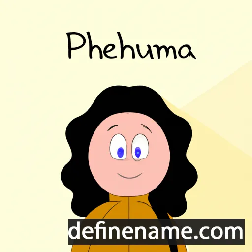 cartoon of the name Philumena