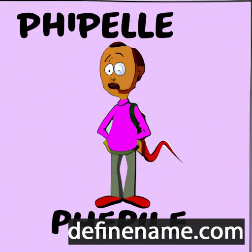 cartoon of the name Philyre