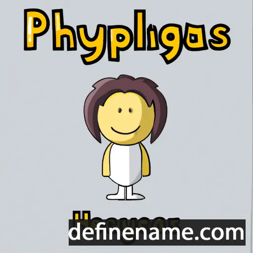 cartoon of the name Phlegyas