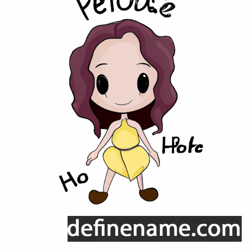 cartoon of the name Phoebi