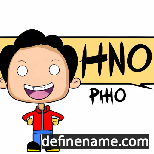 cartoon of the name Phong