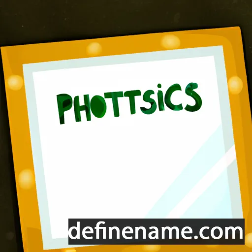 cartoon of the name Photis