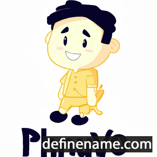 cartoon of the name Phouvong