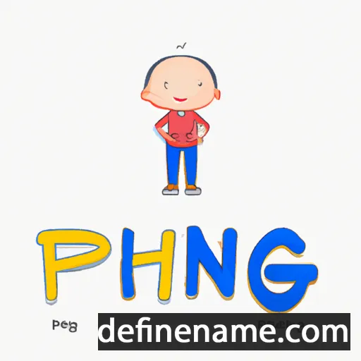 cartoon of the name Phụng