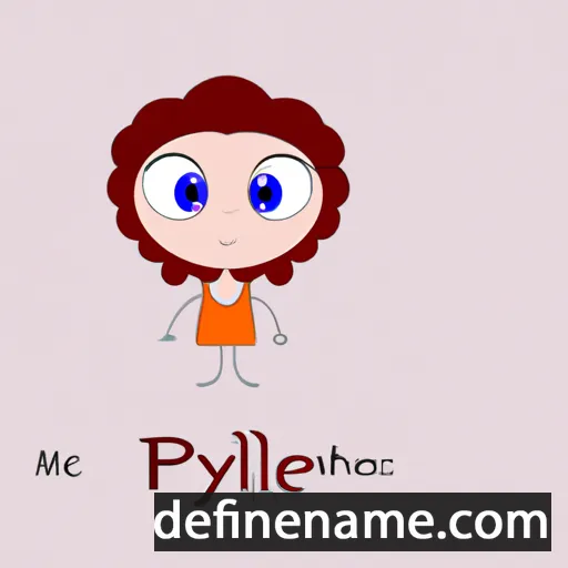 cartoon of the name Phylée