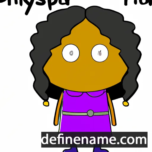 cartoon of the name Phylisha