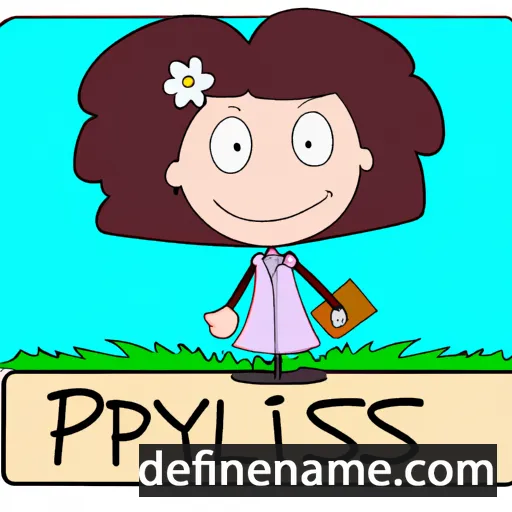 cartoon of the name Phylliss