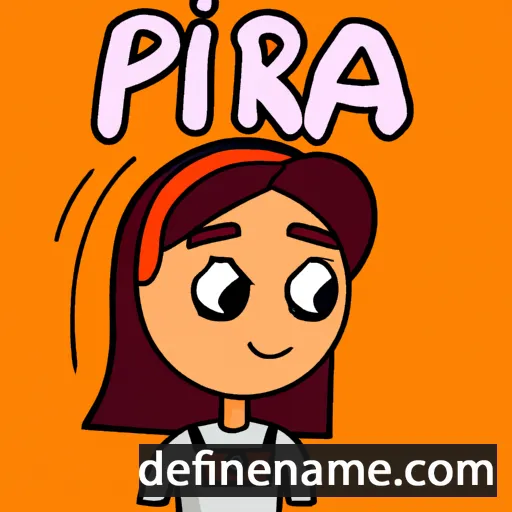 cartoon of the name Pírea