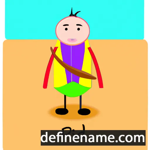 cartoon of the name Pidan