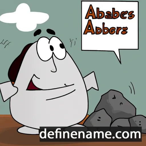 cartoon of the name Piedras Albas