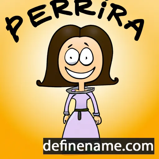 cartoon of the name Pierrina