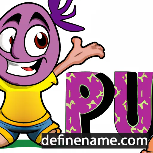 cartoon of the name Piju