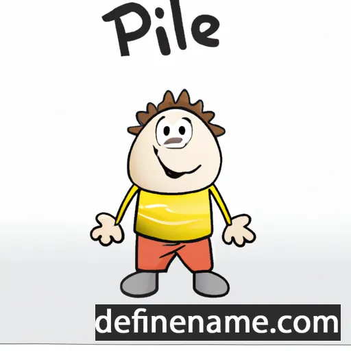 cartoon of the name Pilipe