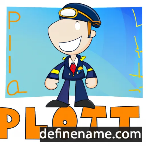 Pilot cartoon