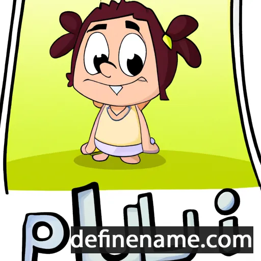 cartoon of the name Pilu