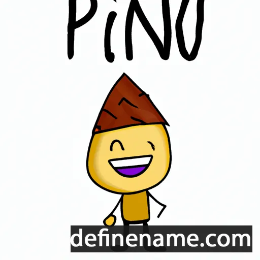 cartoon of the name Piñi