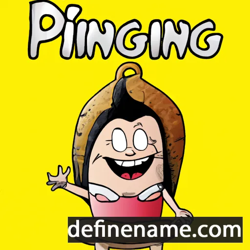 cartoon of the name Piningna