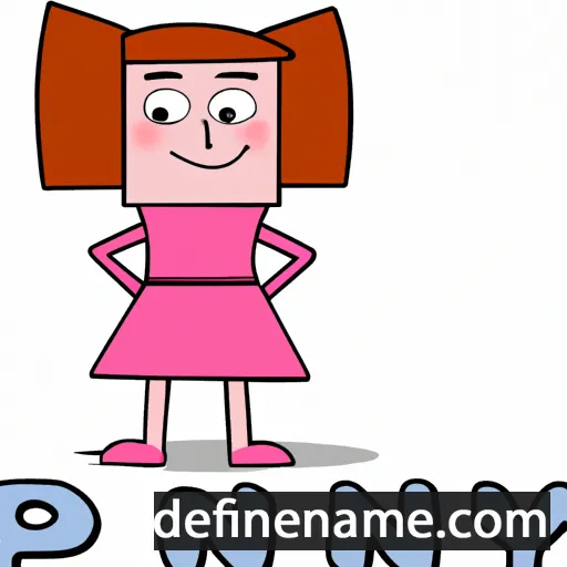 cartoon of the name Pinny