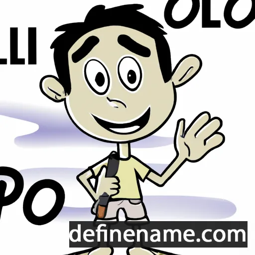 cartoon of the name Piolo