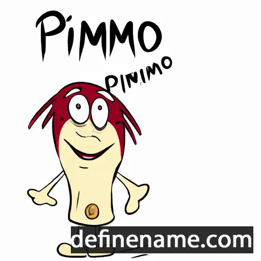 cartoon of the name Piominko