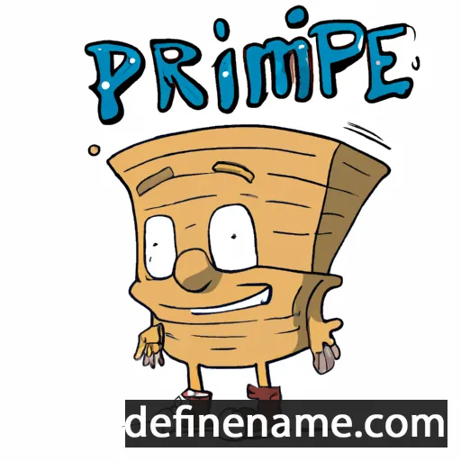 cartoon of the name Pirimze