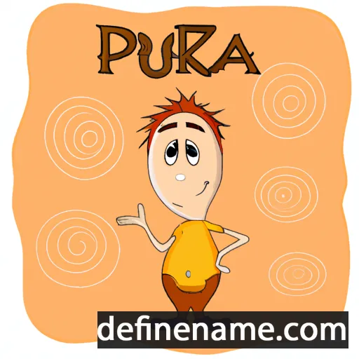 cartoon of the name Piruza