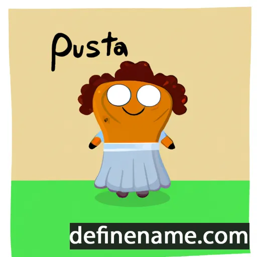 cartoon of the name Pitusa