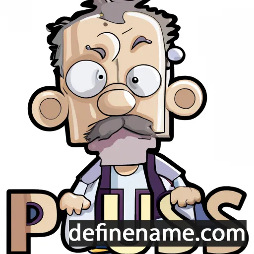 cartoon of the name Piusz