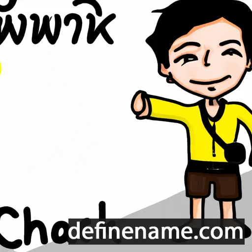 cartoon of the name Piyesew Chak