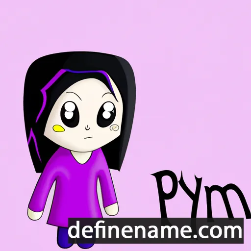 cartoon of the name Piyumi