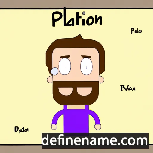 Platón cartoon