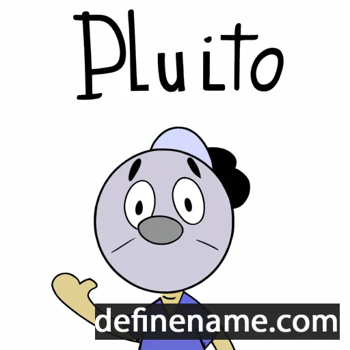 Plutão cartoon