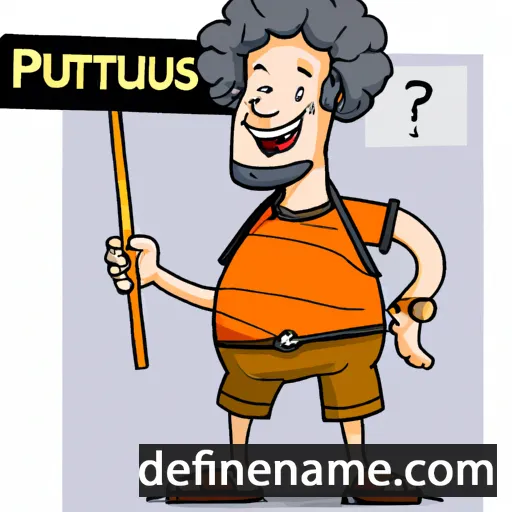 cartoon of the name Plutarchus