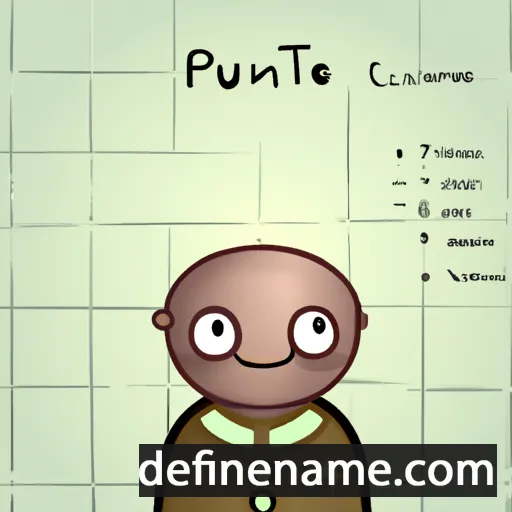 cartoon of the name Plutone