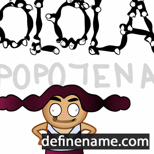 cartoon of the name Poʻokela