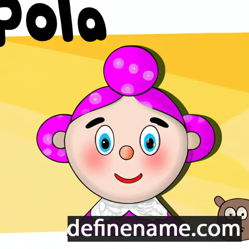 cartoon of the name Pòlóna