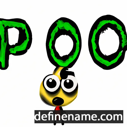 cartoon of the name Po