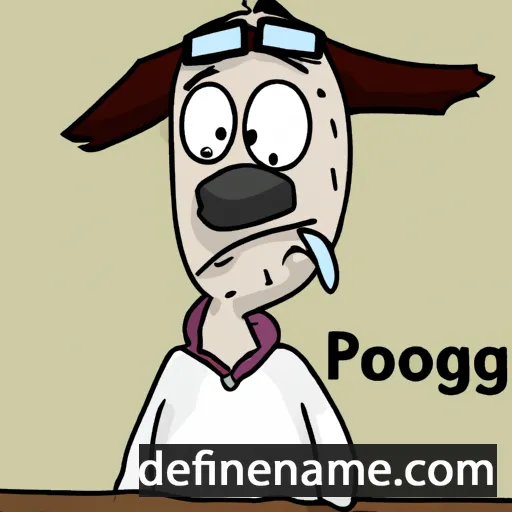 cartoon of the name Poggin