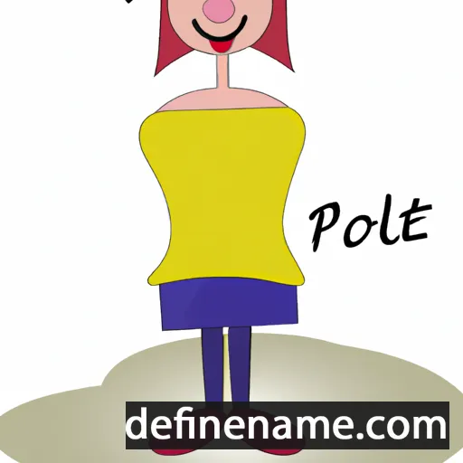 cartoon of the name Polett