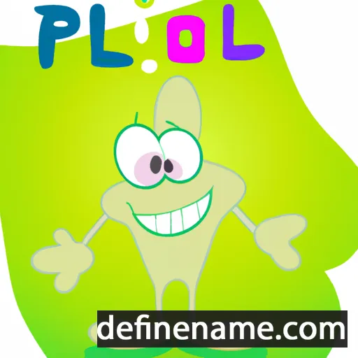 cartoon of the name Polibio